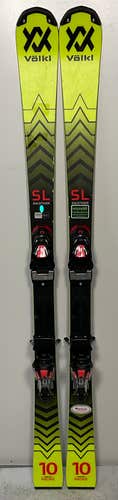 Kid's Volkl 143cm  Racetiger SL Skis With Marker TCX 10 Bindings Max Din 10 (Used)(504A)