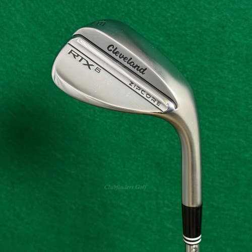 Cleveland RTX 6 Zipcore Low+ Chrome 56-8 56 Sand Wedge DG Spinner TI Wedge Flex