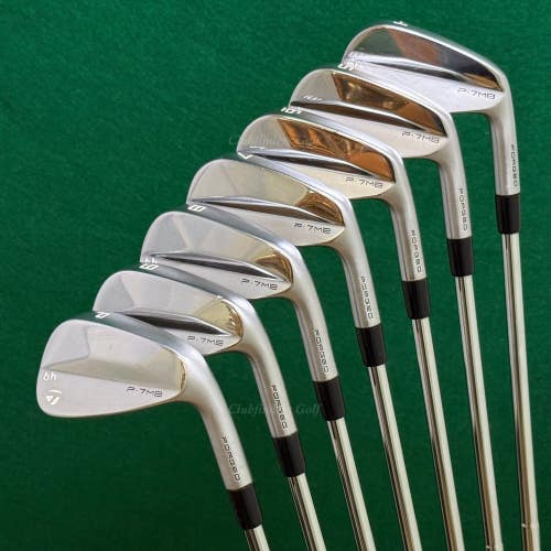 TaylorMade P-7MB Forged 2023 4-PW Iron Set Dynamic Gold Mid 115 S300 Steel Stiff