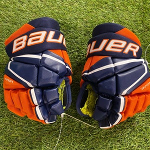 Blue Junior Bauer Vapor 3X Gloves 10" (Used)