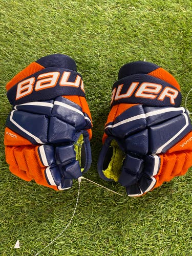 Blue Junior Bauer Vapor 3X Gloves 10" (Used)