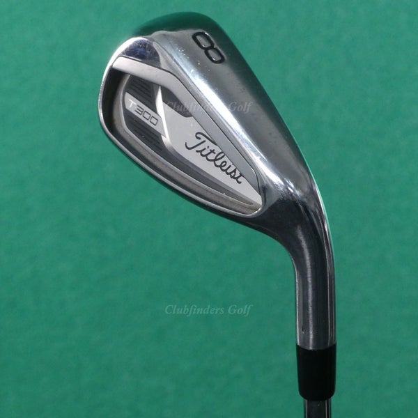Titleist T300 2021 Single 8 Iron True Temper AMT Black S300 Steel Stiff