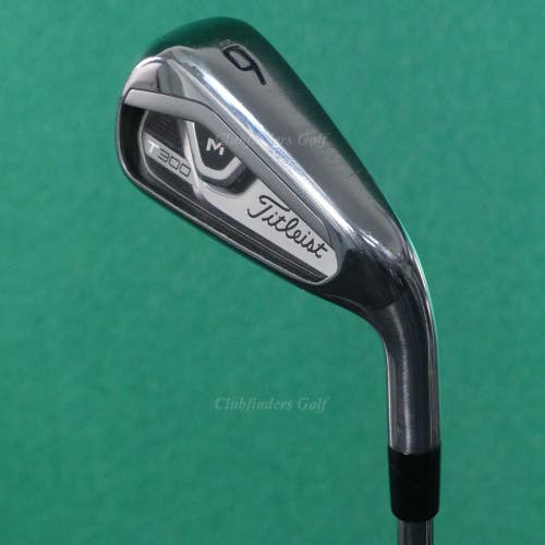 Titleist T300 2021 Single 6 Iron True Temper AMT Black R300 Steel Regular