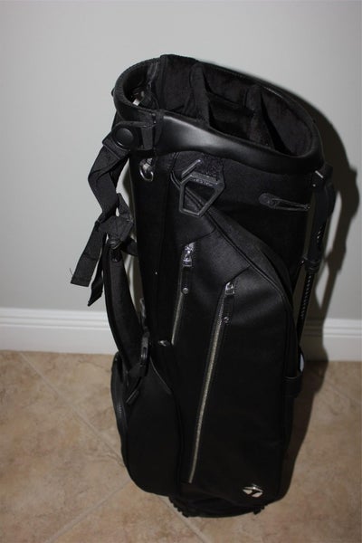 NEW TAYLORMADE VESSEL LUX LITE STAND BAG - BLACK - LOST TREE CLUB - PALM BEACH