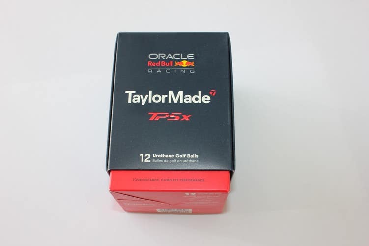 NEW TAYLORMADE x RED BULL RACING TP5x GOLF BALLS - 1 DOZEN, 12 BALLS
