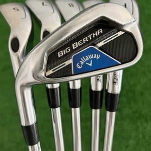LH Callaway Big Bertha B21 Iron Set 5-P / True Temper Elevate Tour Regular