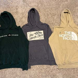 3 North Face Hoodies Bundle Size Small