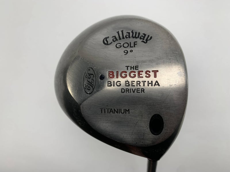Callaway Biggest Big Bertha Driver 9* Ultra Light Regular Graphite Mens RH