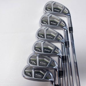 Callaway Epic Iron Set 6-PW+GW Project X LZ 5.5 95g Regular Steel Mens RH