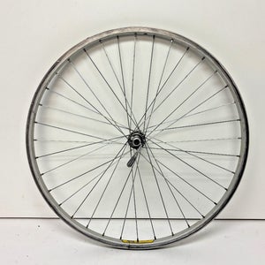Vintage Alexrims GP Sport 36-Spoke Silver Aluminum 26" QR Front Wheel KTR Hub