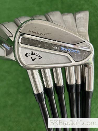 Callaway Paradym Ai Smoke Iron Set 4-P / Tensei Blue 75 Stiff Graphite +1/2