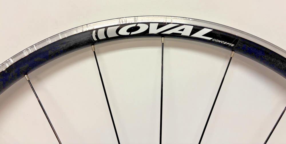 Oval Concepts 327 20-Spoke Black Aluminum 622x19/700C Road Bike