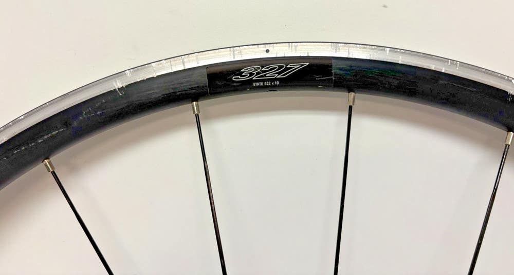 Oval Concepts 327 20-Spoke Black Aluminum 622x19/700C Road Bike