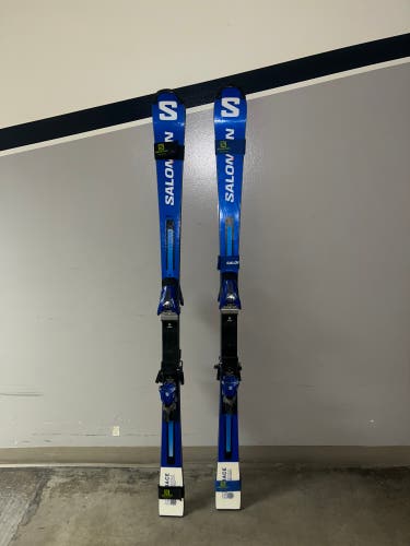 Men's 2024 Salomon 165 cm Racing Skis With Bindings (Used)