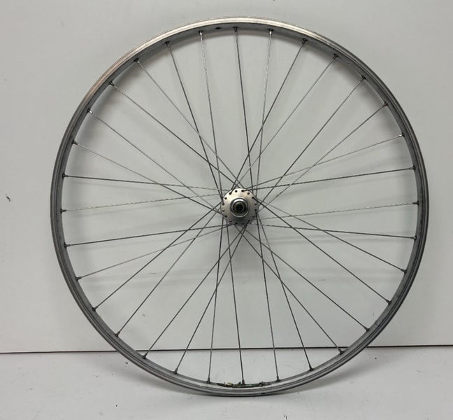 Mavic 32-Spoke Silver Aluminum Bolt-On 700C Front Wheel Surly Hub Fast Shipping