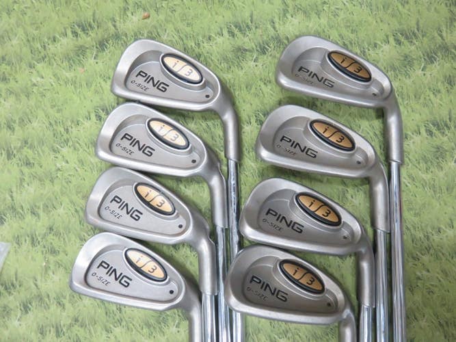 Ping i3 O-SIZE 3-PW Irons BLACK Dot JZ CUSHIN REGULAR - Must See