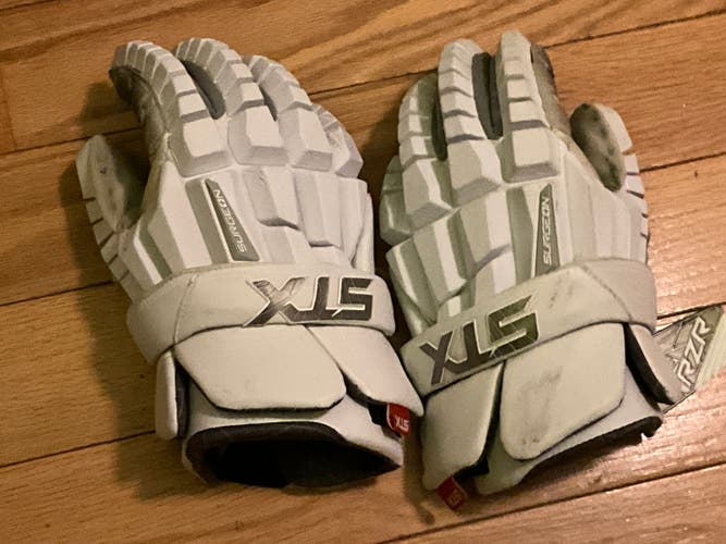 STX Surgeon RZR Lacrosse Gloves Large (Great Condition)