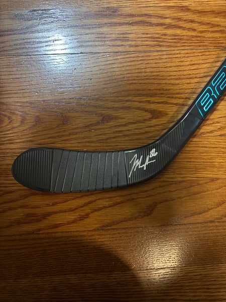 SIGNED JACK HUGHES- Youth Bauer Mystery Mini Right Handed Hockey Stick (New)