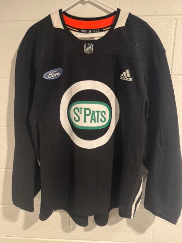 Black Toronto St. Pats Size 58 Adidas Practice Jersey