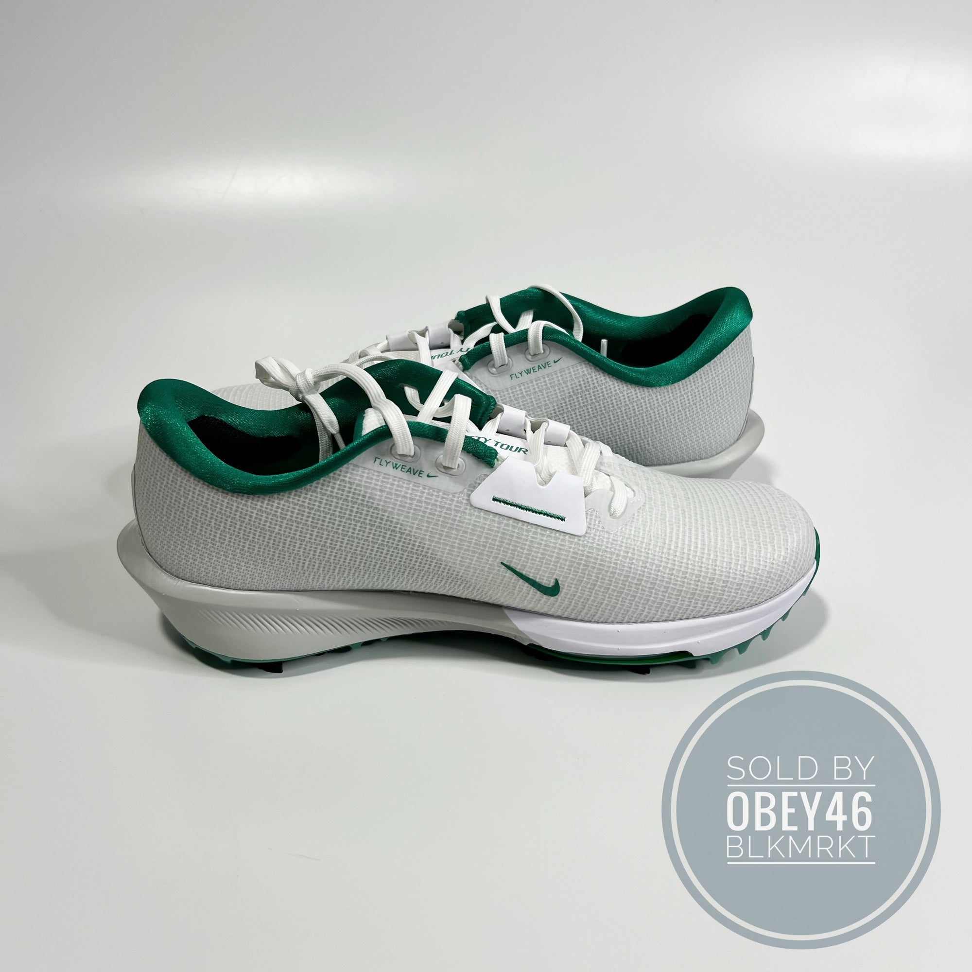 NIKE Air Zoom Infinity Tour 2 Golf Shoes Mens‎ 10.5 Photon Dust Green HQ2158-100 Nike Air Zoom Infinity Tour 2 Men main image 3