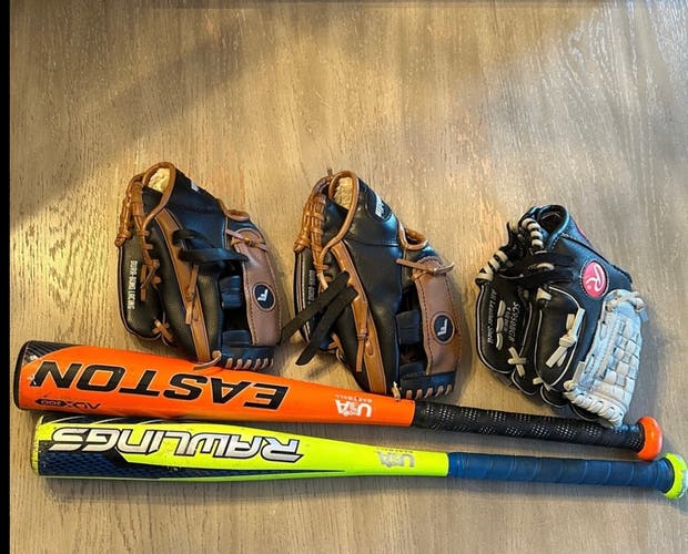 Tball baseball package 5 items total