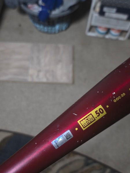 2020 DeMarini The Goods One Piece Alloy BBCOR Certified Bat (-3) 29 oz 32" (Used)