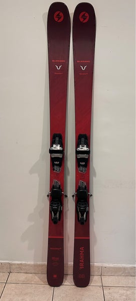 2022 Blizzard  Brahma 88 165 cm All Mountain Skis With Bindings Max Din 11 (Used)
