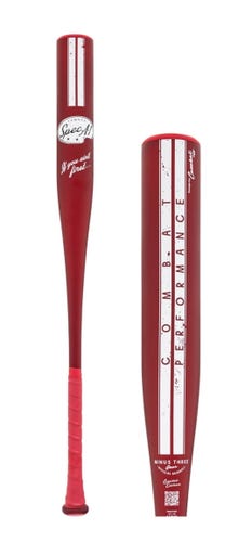 2025 Combat MFG Spec A1 Alloy BBCOR Certified Bat (-3) 29 oz 32" (New) "STANG"