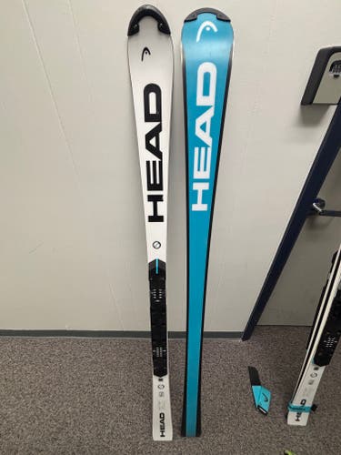 Men's 2024 165 cm HEAD All Mountain World Cup Rebels i.SL RD Skis With Bindings (Used)