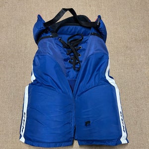 CCM HP45X Pro Stock Toronto Maple Leafs Hockey Pants Nick Robertson SR Small