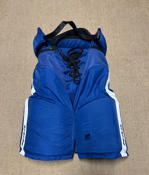 CCM HP45X Pro Stock Toronto Maple Leafs Hockey Pants Nick Robertson SR Small