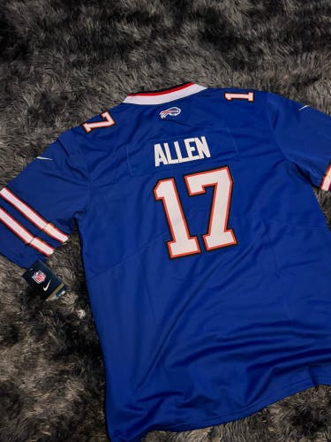 NFL Bills #17 Allen Jersey
