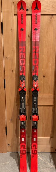 Women's Racing 188 cm Atomic Redster G9 Skis With Bindings (Used) GS FIS