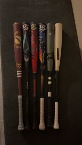 BBCOR Bats 33” prices in description