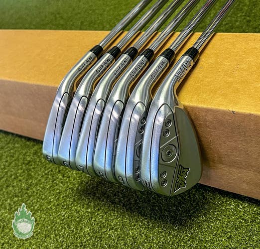 PXG 0311P Forged Gen 6 Double Chrome Irons 5-PW N.S. Pro Stiff Steel Golf Set