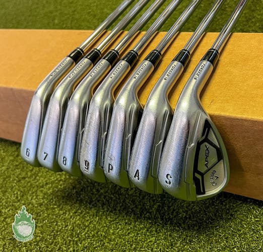 RH Callaway APEX Forged '16/CF16 Irons 6-PW/AW/SW 95g S300 Stiff Steel Golf Set
