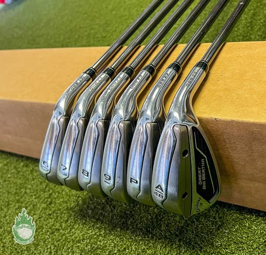Used Callaway Great Big Bertha 23 Irons 6-PW/AW Regular Flex Graphite Golf Set