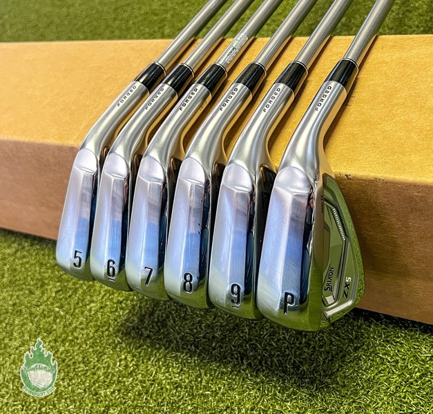 Used RH Srixon ZX5 Forged MKII Irons 5-PW Diamana 60g Regular Graphite Golf Set