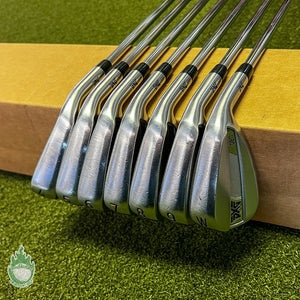 Used RH PXG 0211 COR2 Irons 4-PW Elevate VSS 95g Stiff Flex Steel Golf Set
