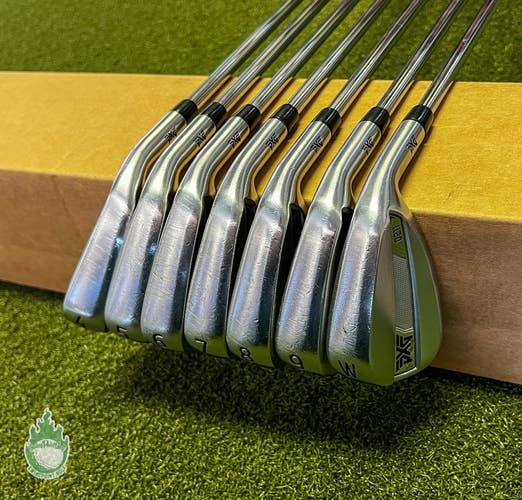 Used RH PXG 0211 COR2 Irons 4-PW Elevate VSS 95g Stiff Flex Steel Golf Set