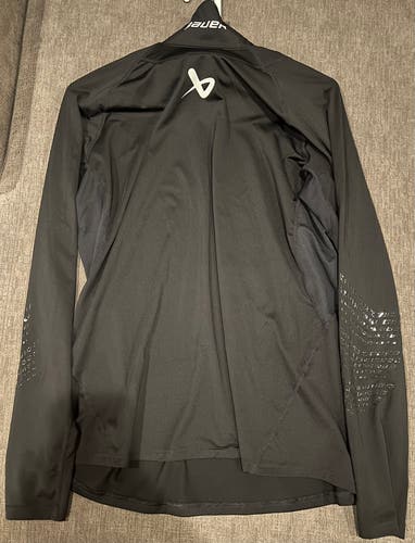 BAUER NECKPROTECT LONG SLEEVE BASELAYER TOP - Senior Large - Used Once