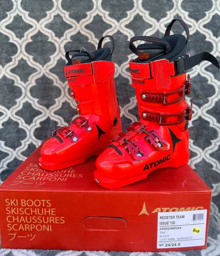 Atomic Redster Team Issue 130 Ski Boots NEW! Size 24.5