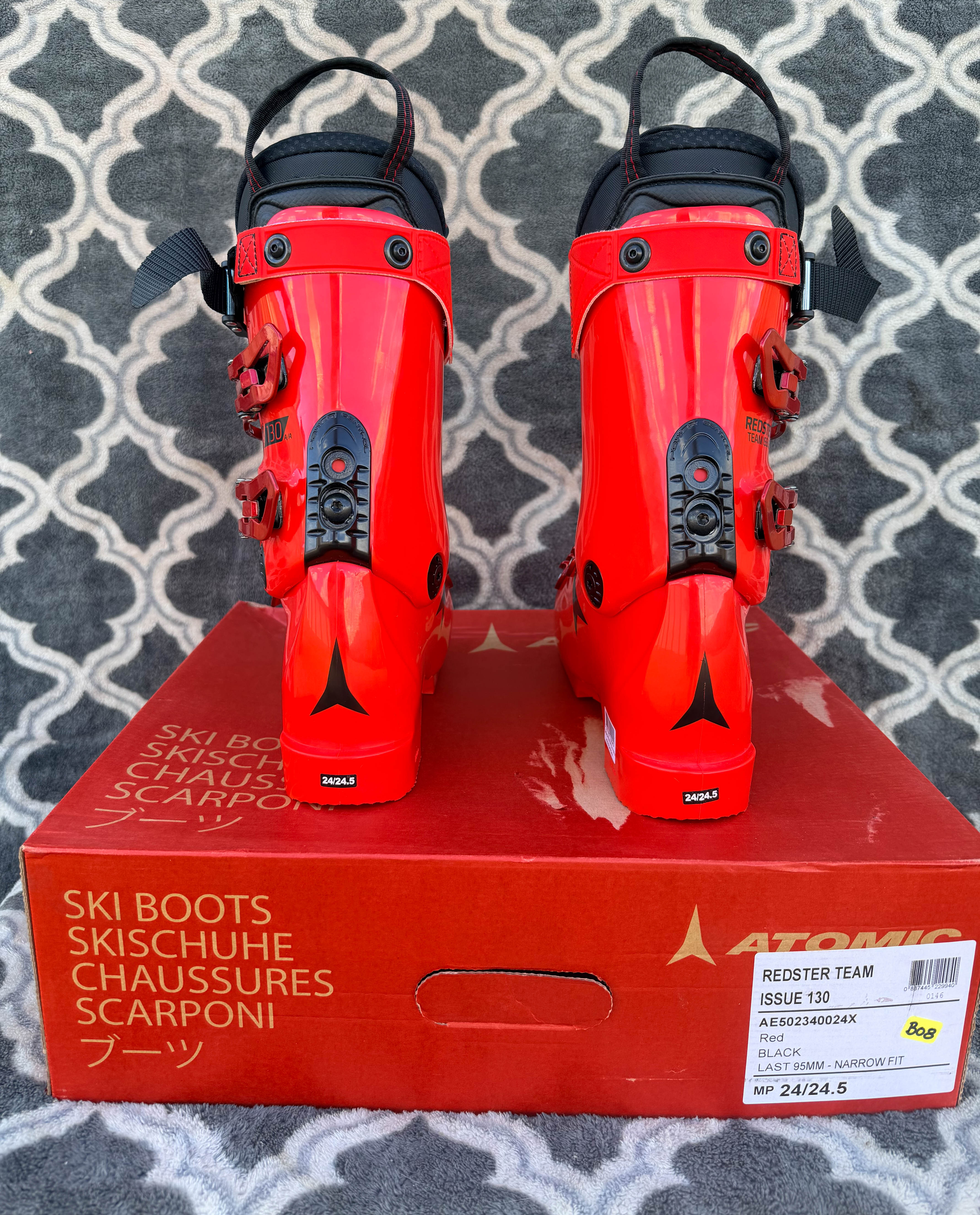 Atomic Redster Team Issue 130 Ski Boots NEW! Size 24.5