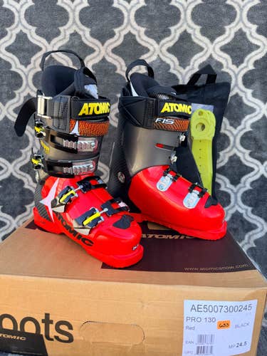 Share Brand New! Atomic Redster Pro 130 Ski Boots Size-24.5