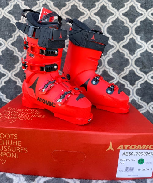 2022 Atomic Redster World Cup 150 Ski Boots NEW! Size 26.5