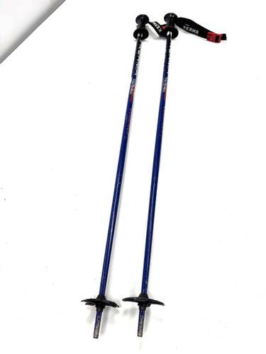 Used KERMA Mens DH Ski Pole Navy Blue 115 cm / 46 in 11860-S000299566