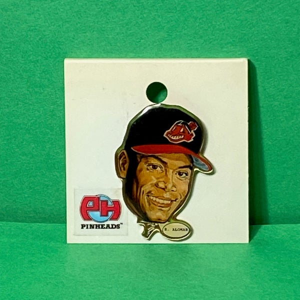 Roberto Alomar Vintage 1999 Cleveland Indians MLB Pinhead Lapel Pin (New)