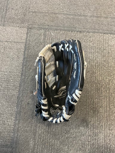 Used Rawlings SURE CATCH BB/SB Glove RH Throw Black 11" 11614-S000223820
