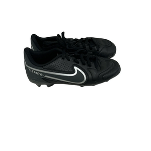 Used Nike Tiempo Jr 1.5 Black Soccer Cleats 11692-S000143026