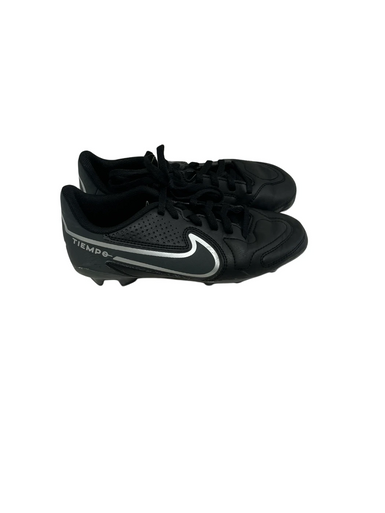 Used Nike Tiempo Jr 1.5 Black Soccer Cleats 11692-S000143026